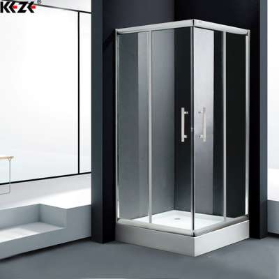 Modern Designs Luxury Square Tempered Glass Shower Cubicles Cabin For Bathrooms