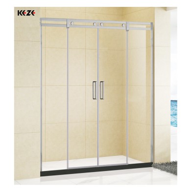 Portable toilets hidden mirror rectangular tempered glass shower cabin de douche in dubai with door sliding 10mm hinge